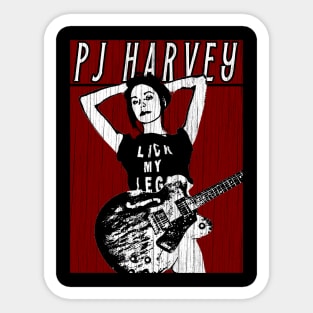 Vintage Retro Pj Harvey Sticker